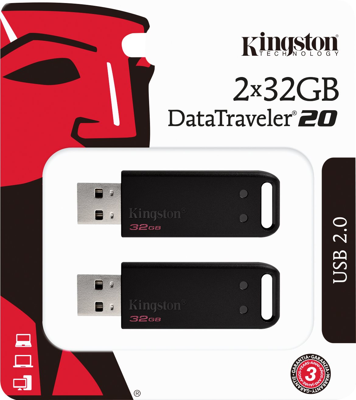 LIBRO_Kingston USB-Stick 2x 32 GB