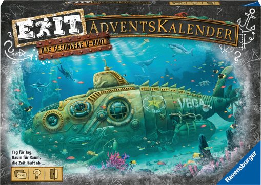LIBRO_Exit Adventkalender Das gesunkene U-Boot_€26,99