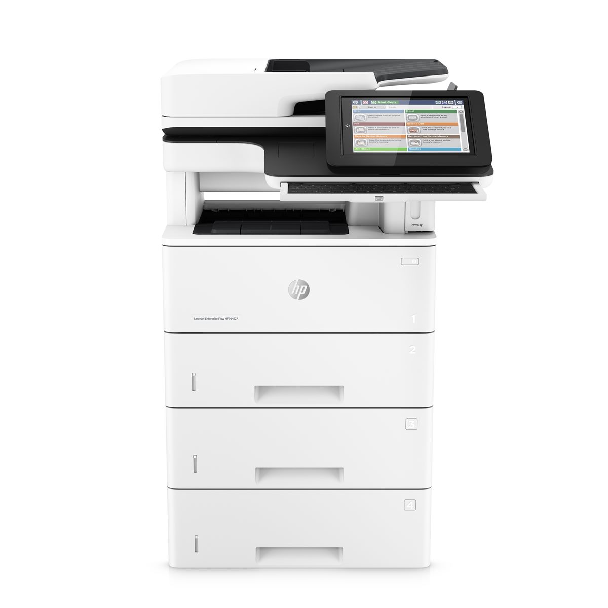HP LaserJetFlow MFP M527c extratrays
