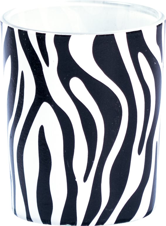 LIBRO_Teelichtglas Zebra klein_€ ab 1,49