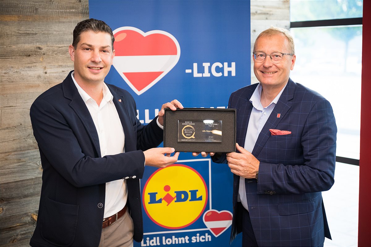 Lidl erhält  MARKET QUALITY AWARD