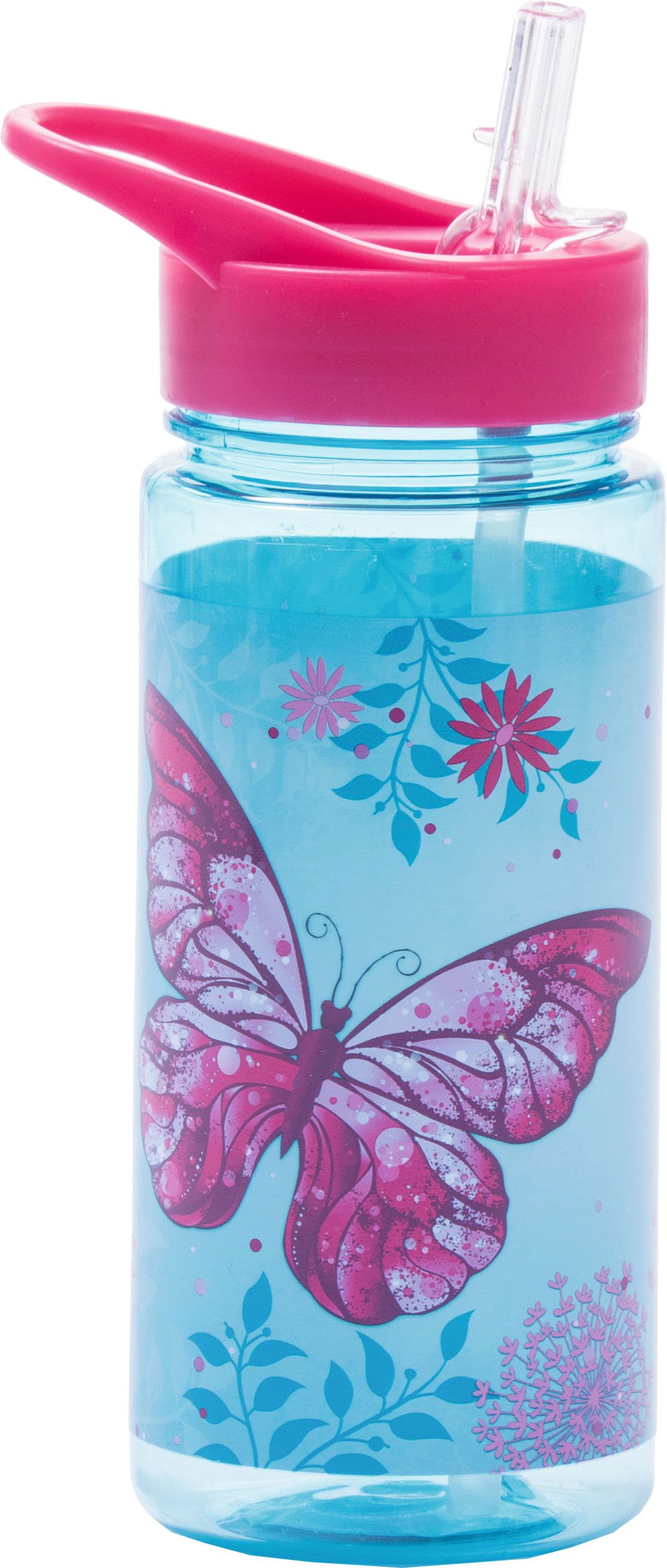 LIBRO_Trinkflasche Schmetterling  mit Flip_€ 6,95