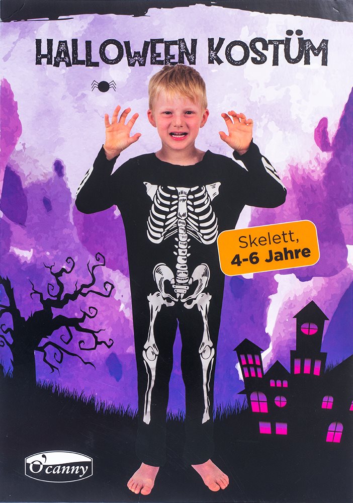 PAGRO DISKONT_PA_Halloween_Kostüm Skelett