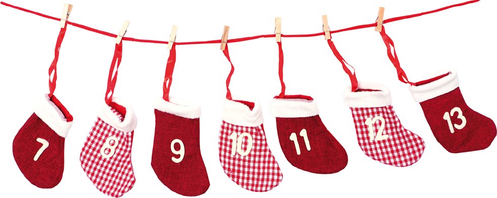 LIBRO_Adventkalender mit Stiefeln Rot Weiß_€ 16,99_2