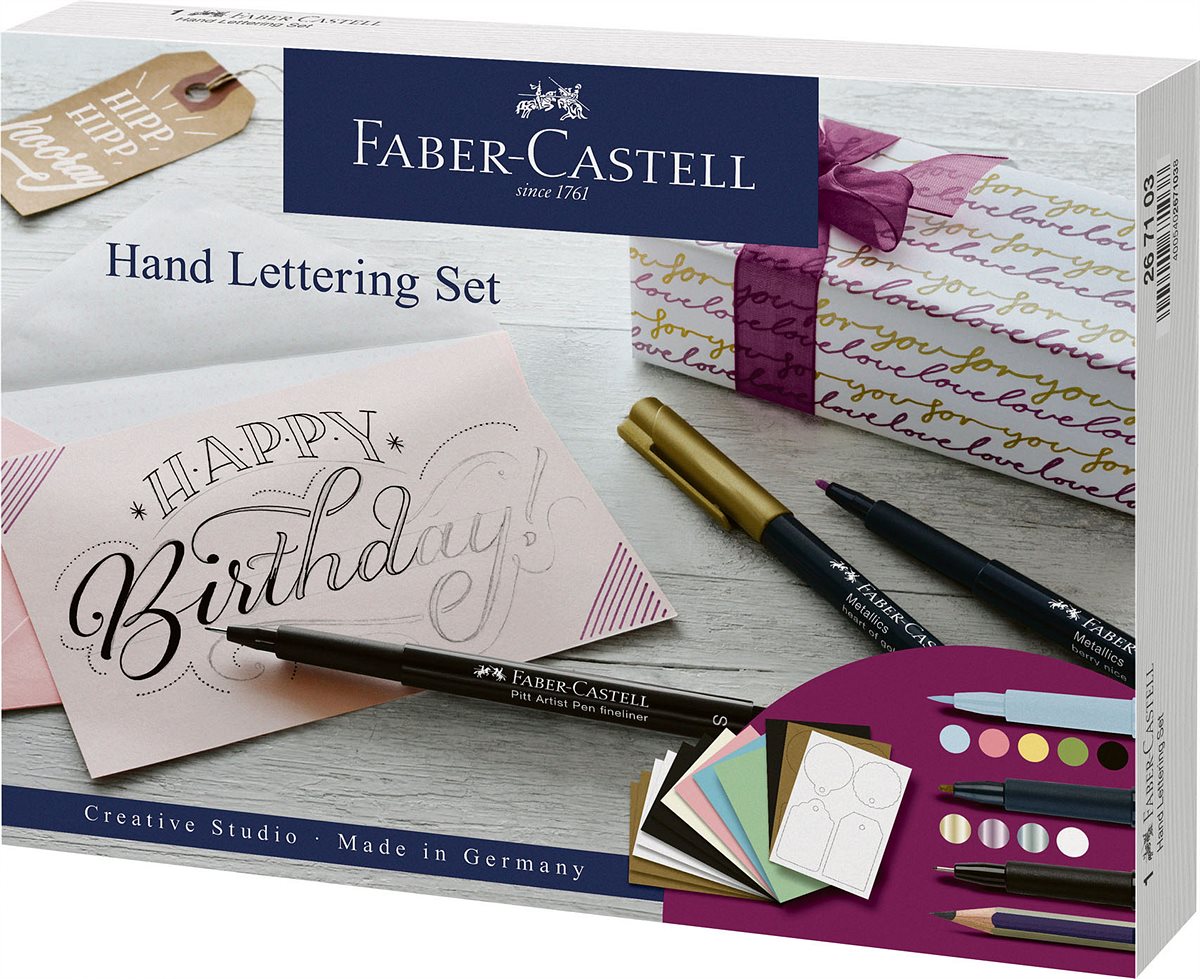 LIBRO_Faber Castell Kreativ-Set, Handlettering, 12-tlg