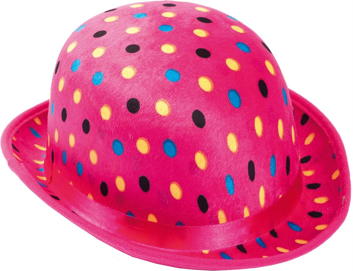 LIBRO_Hut pink gepunktet_€ 12,99