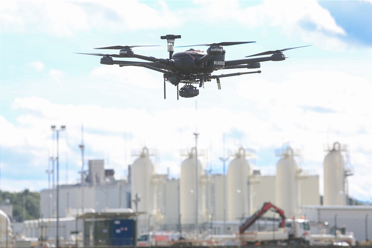 Einsatz innovativer Technologie: Pipelineinspektion mit Drohne