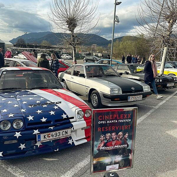 Cineplexx lud zum Opel Manta Treffen