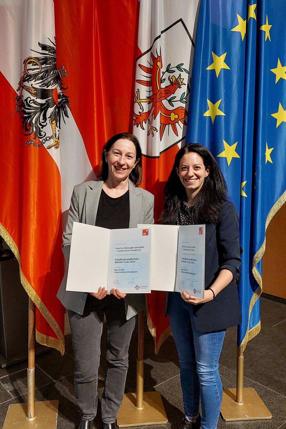 secu_PA_Tirol_Auszeichnung famillienfreundlichster Betrieb_Presse 1