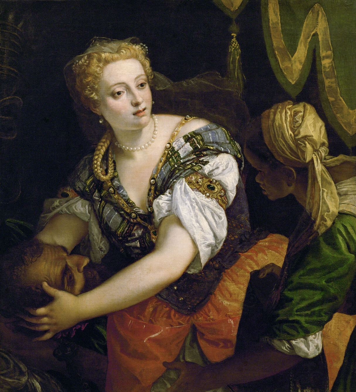 Veronese, Judith mit dem Haupt des Holofernes, um 1582  