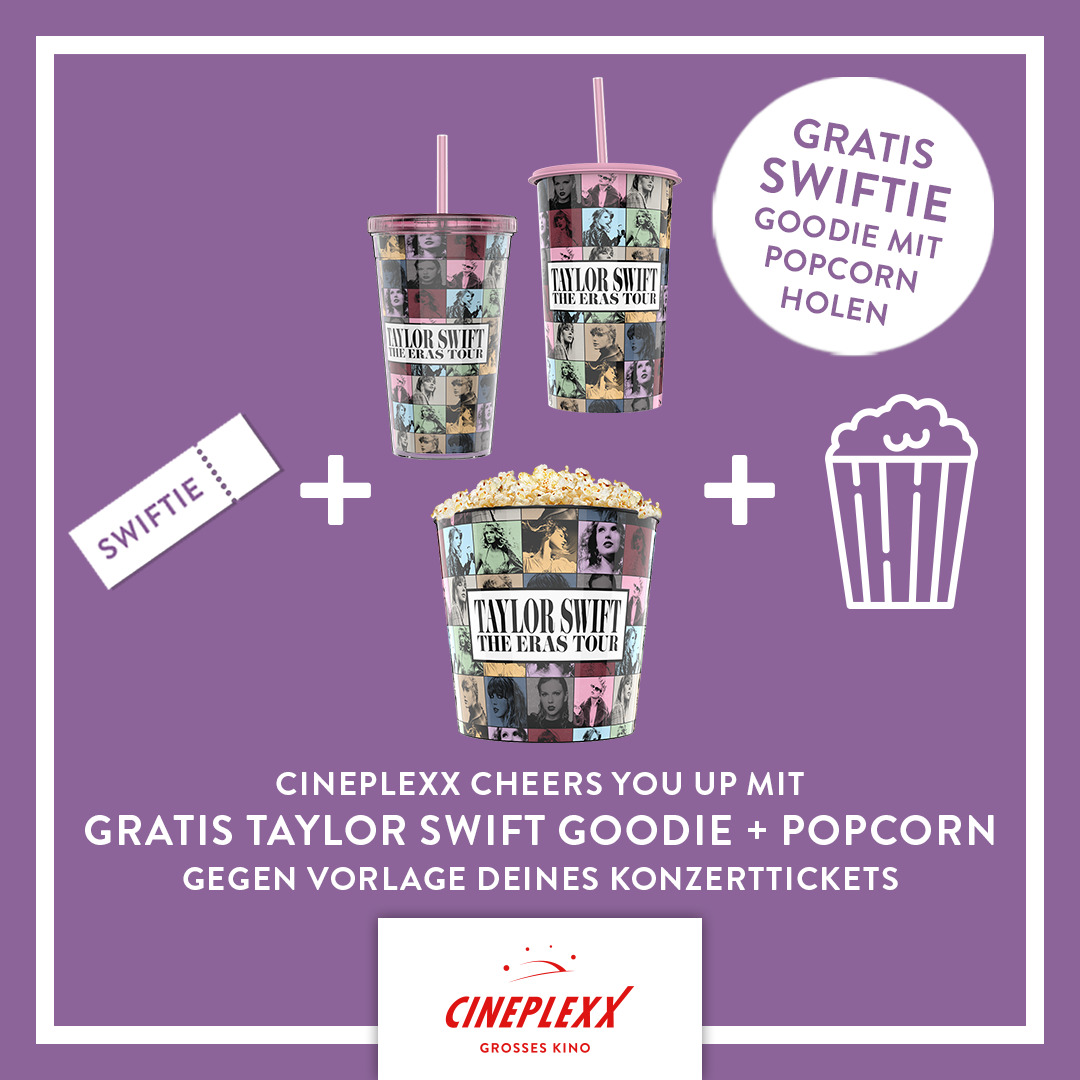 Cineplexx Taylor Swift Aktion 8.-11.08.2024