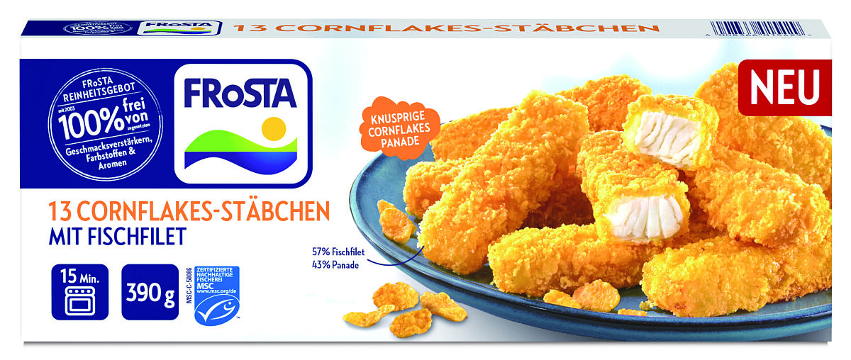 FRoSTA_PA_Cornflakes-Stabchen Fisch Filet 390g_Front