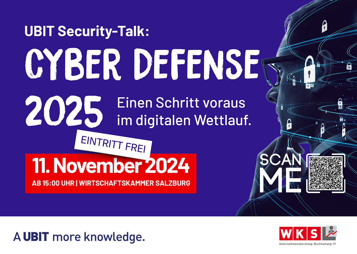 UBIT Security-Talk am 11. November 2024  - jetzt anmelden