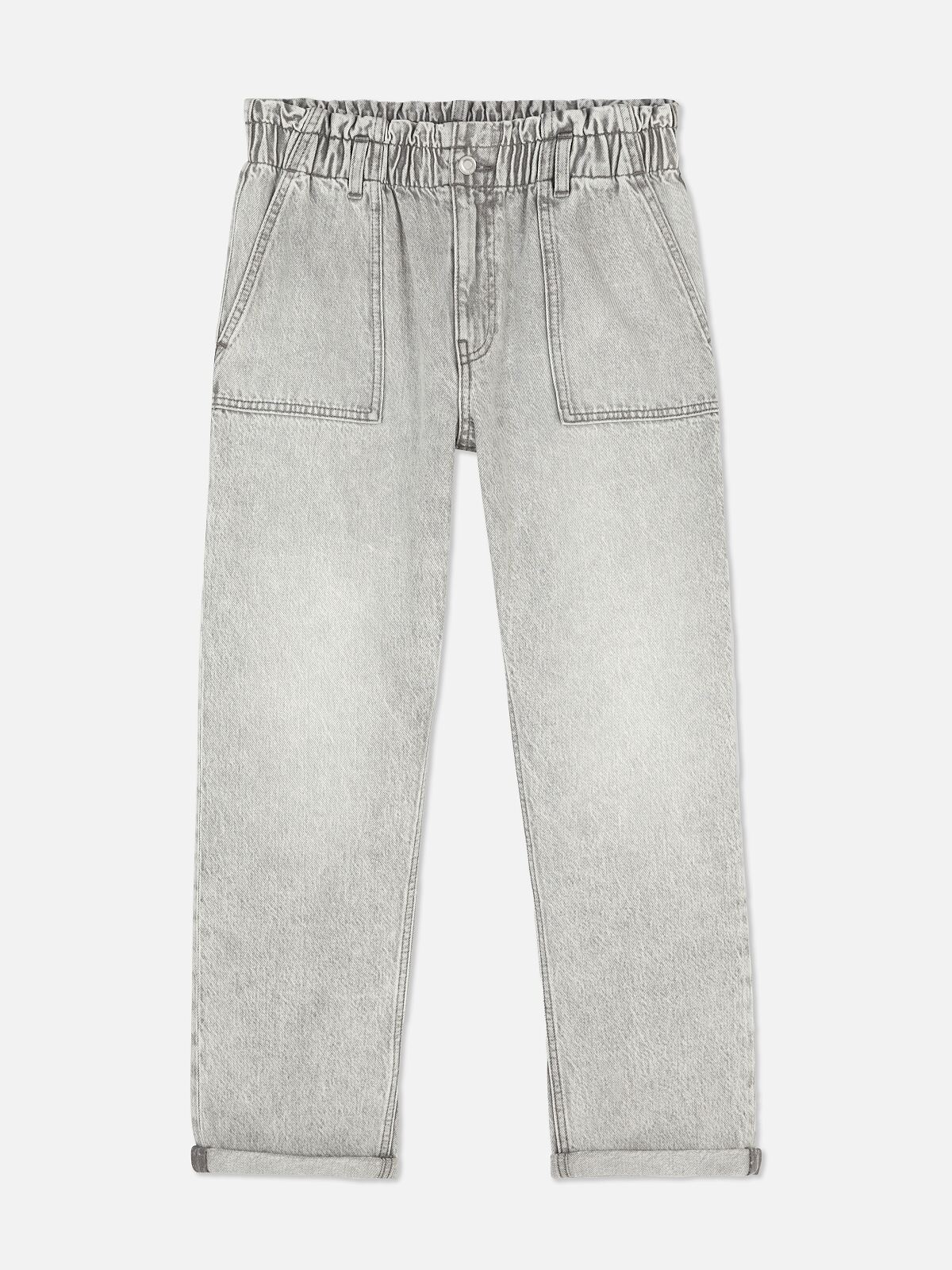 PRIMARK  Denim Grey Paperbag Jean £16, €18, �20, PLN80, CZK470, RON90