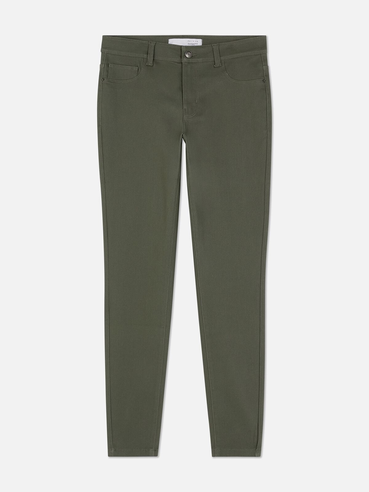 PRIMARK  Denim Green Entry Skinny £9, €10, �10, PLN43, CZK260, RON50