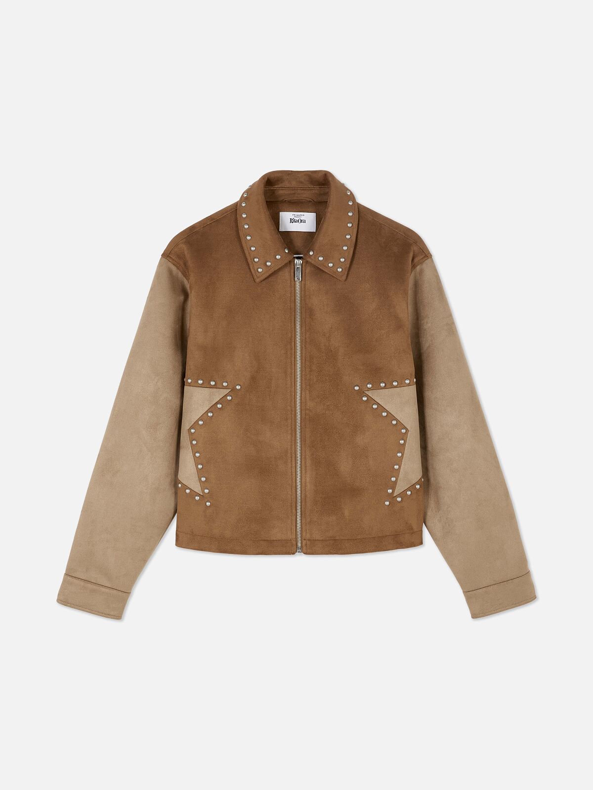 PRIMARK PRESENTS RITA ORA Faux Suede Star Jacket £36, €38, �42, PLN165, CZK990, RON185-min