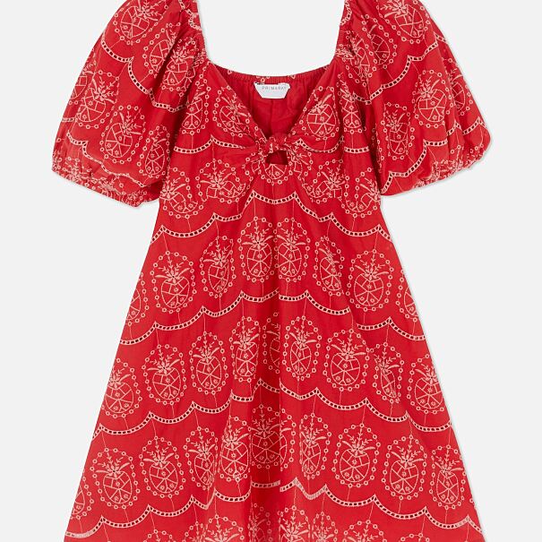 PRIMARK RIO SS Broderie Mini Dress, Red, £25, €28, �30, PLN125, CZK730, RON135 (5)