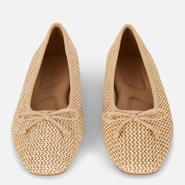 PRIMARK Raffia Ballerina, Natural, £12, €14, �16, RON70, PLN60, CZK310 (3)