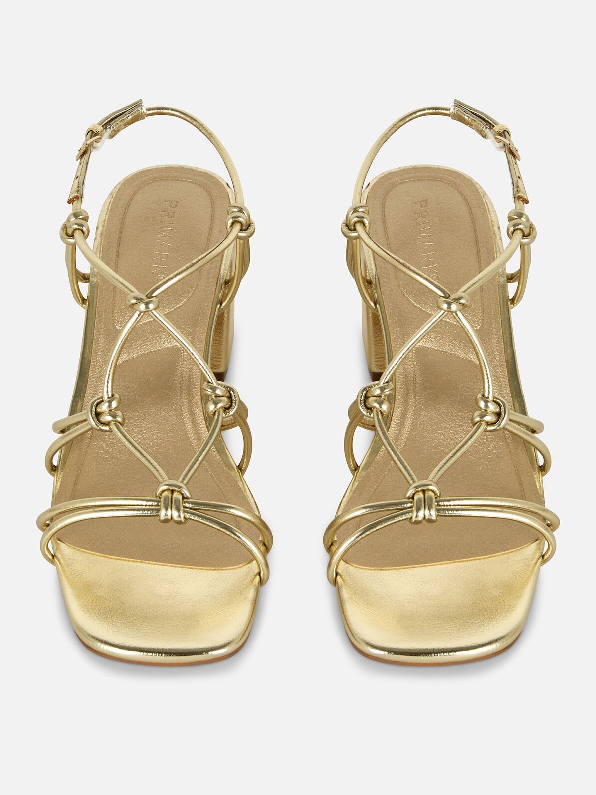 PRIMARK Knotted Block Heel Sandal, Gold, £16, €18, �20, RON90, PLN80, CZK415 (3)