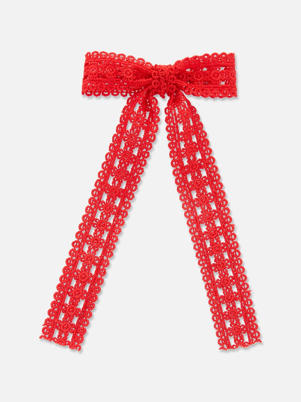 PRIMARK 1PK Lace Bow, Red, £4, €5, �6, RON25, PLN22, CZK105 (2)