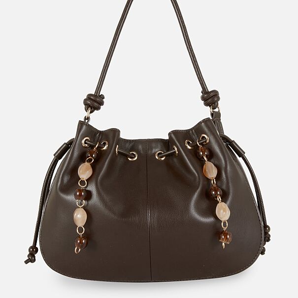 PRIMARK PRESENTS RITA ORA Beaded Pounch Chocolate £12, €14, �16, PLN60, CZK310, RON70 