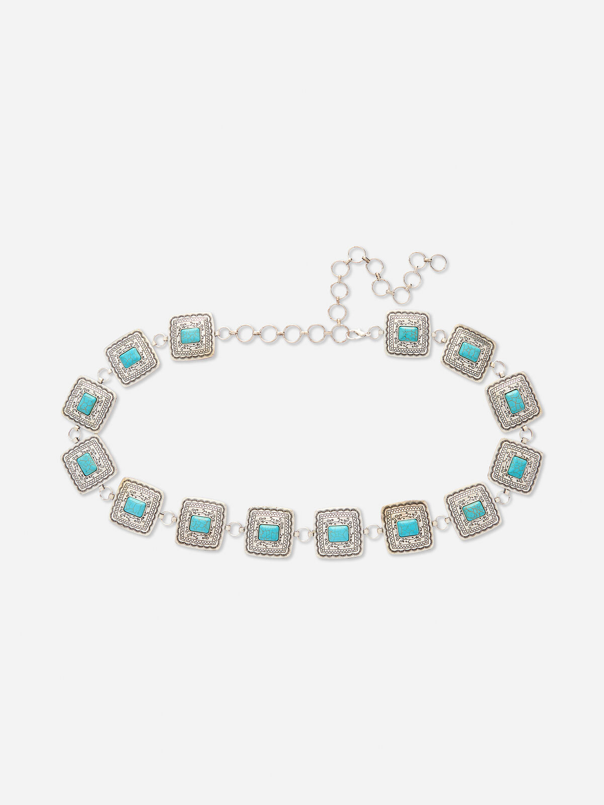 PRIMARK PRESENTS RITA ORA  Square Chain Beltsilver £8, €10, �10, PLN43, CZK210, RON50