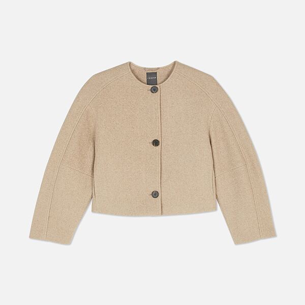 PRIMARK Collarless Jaket, Natural, £26, €28, �32, RON135, PLN125, CZK730 (2)