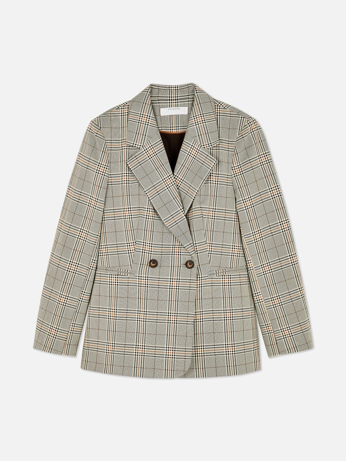 PRIMARK Check Ballooon SL Blazer, Multi, £34, €36 (2)
