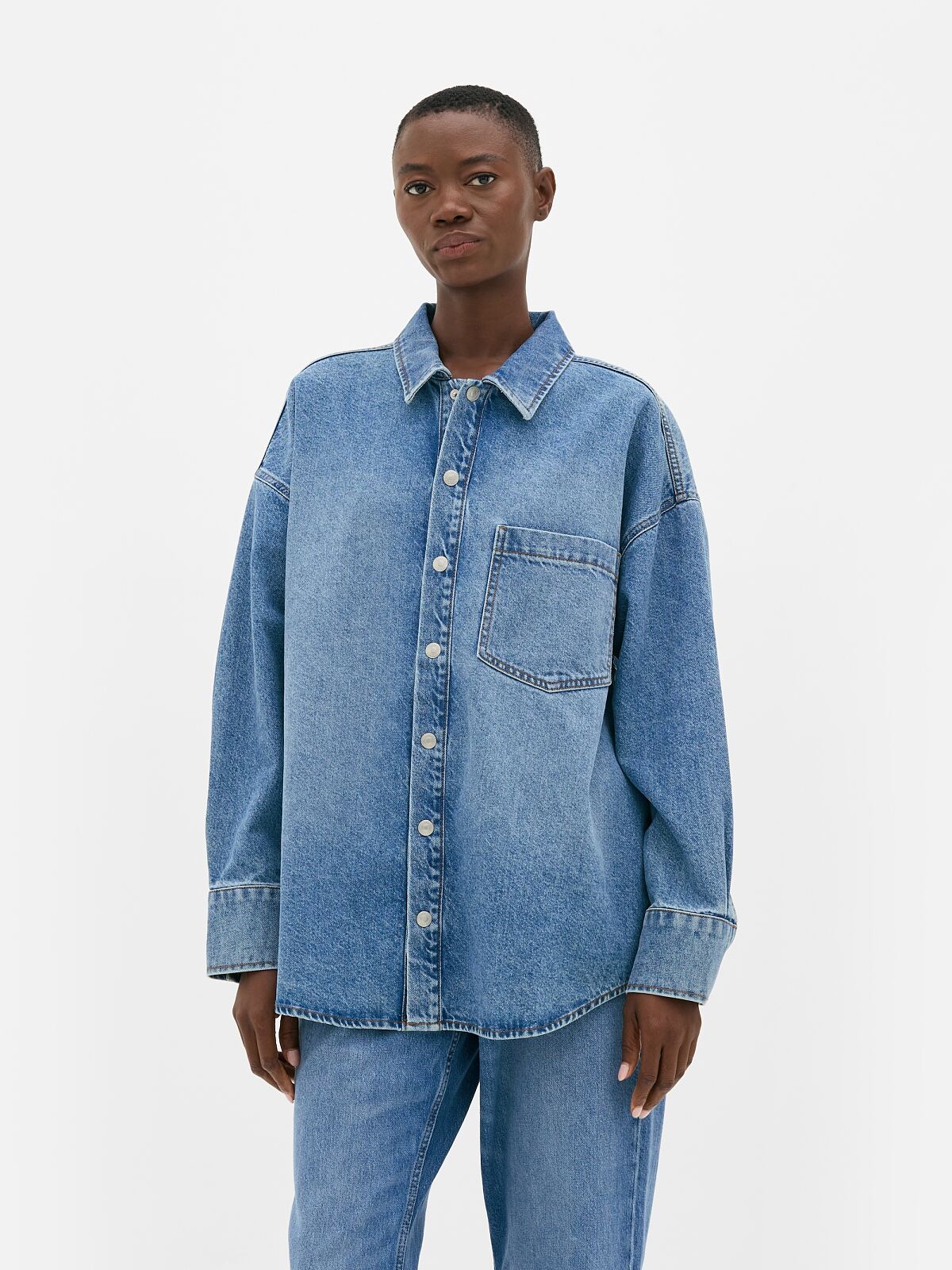 PRIMARK C Circ Denim Shirt, £16, €18, �20, RON90, PLN80, CZK470