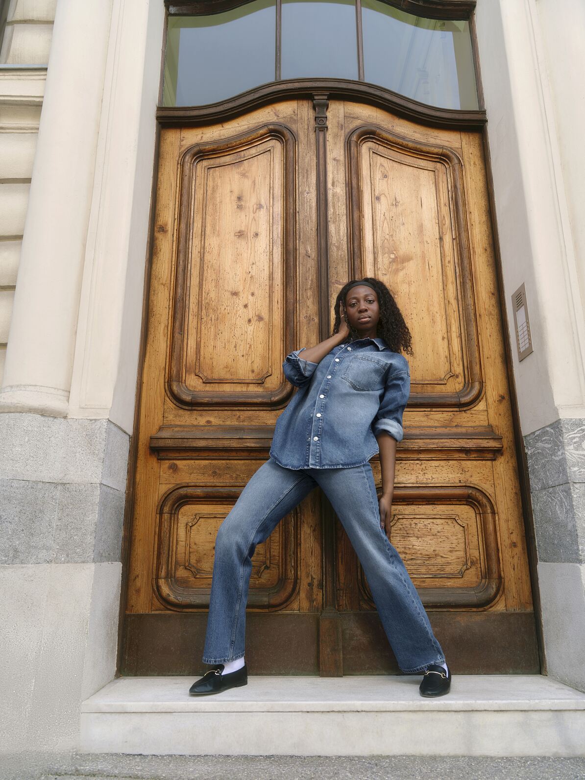 PRIMARK C Circ Denim Shirt, £16, €18, �20, RON90, PLN80, CZK470, PRIMARK The Straight Leg, £16, €18, �20,  RON90, PLN80, CZK470