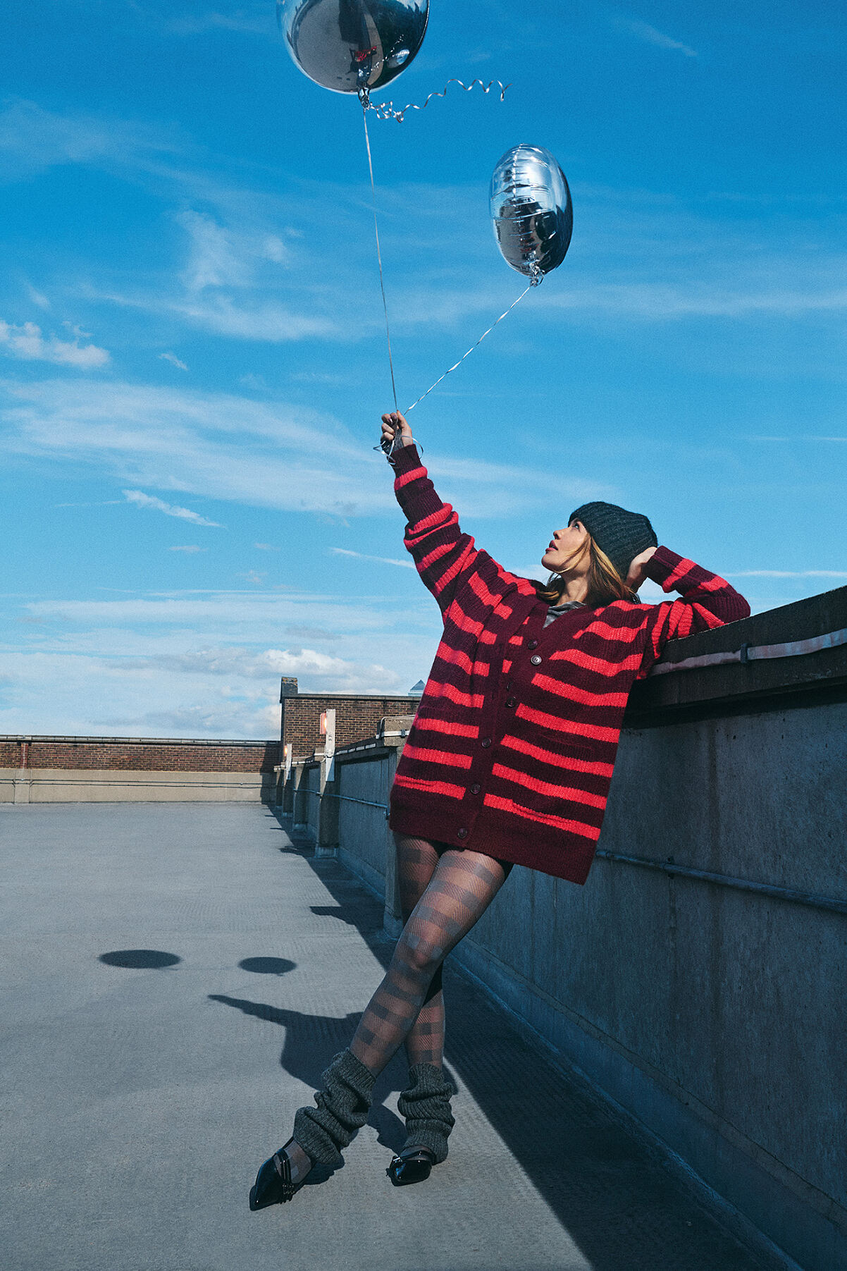 PRIMARK PRESENTS RITA ORA OS Stripe Fluffy Cardi, £18, €20, �22, PLN90, CZK520, RON100