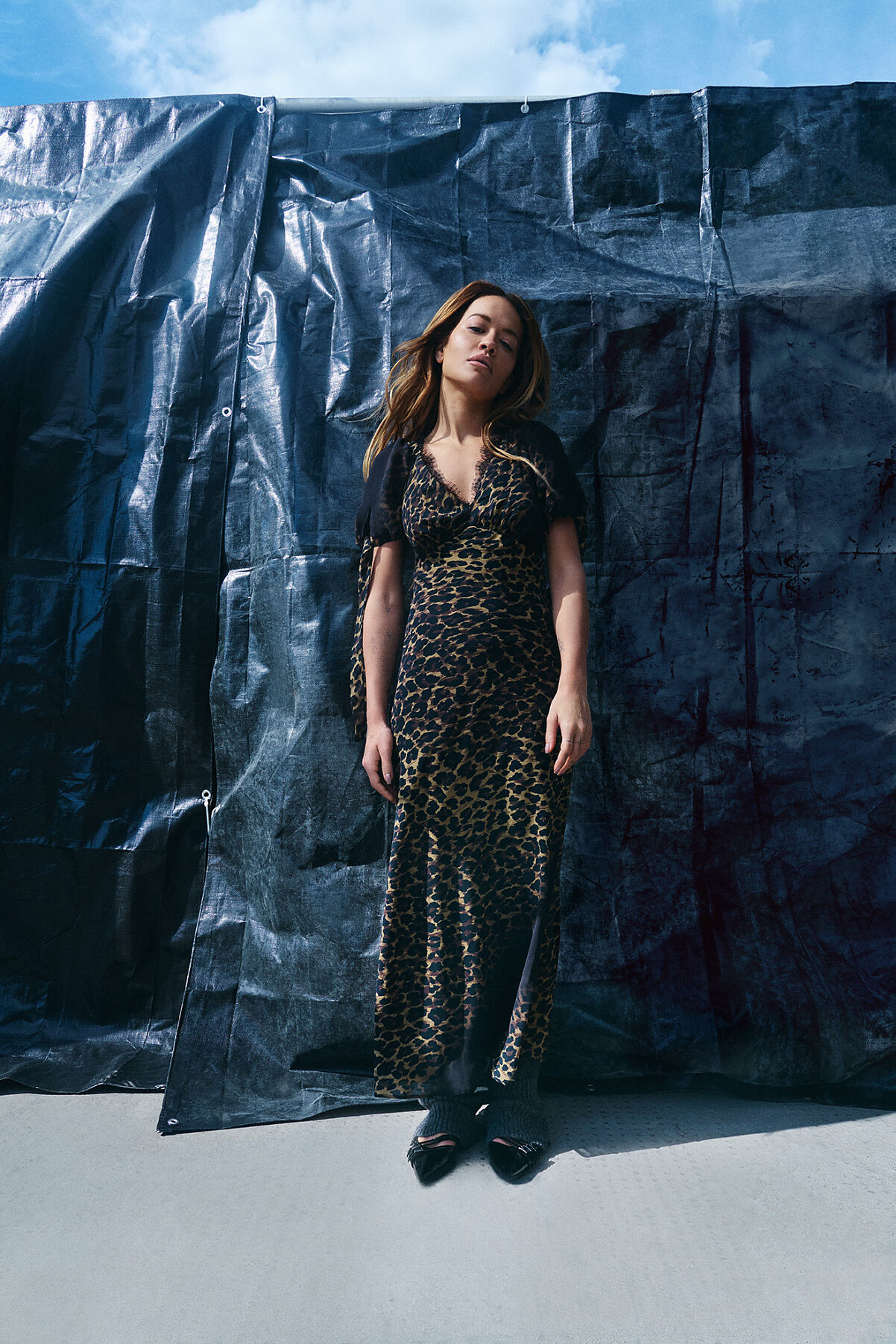 PRIMARK PRESENTS RITA ORA Chiffon Print Tea Dress, £25, €28, �30, PLN125, CZK730, RON135