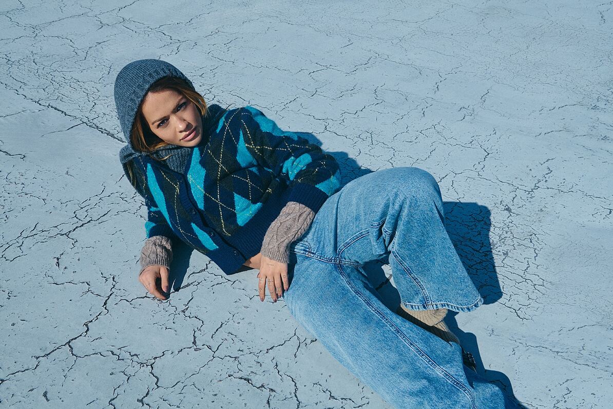 PRIMARK PRESENTS RITA ORA Argyle Crop Cardigan, £16, €18, �20, PLN80, CZK470, RON90, PRIMARK PRESENTS RITA ORA R Hood Bib, £10, €12, �14, RON60, PLN50, CZK310