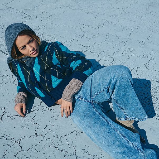 PRIMARK PRESENTS RITA ORA Argyle Crop Cardigan, £16, €18, �20, PLN80, CZK470, RON90, PRIMARK PRESENTS RITA ORA R Hood Bib, £10, €12, �14, RON60, PLN50, CZK310