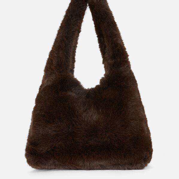 PRIMARK PRESENTS RITA ORA Fur Shopper, Brown, £16, €18, �20, ROn90, PLN80, CZK470