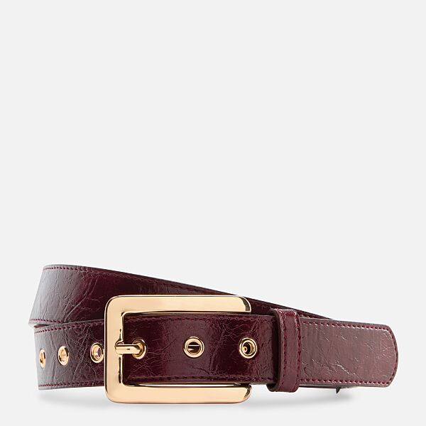 PRIMARK PRESENTS RITA ORA Fashion Buckle, Burgundy, £6, €7, �8, RON34, PLN30, CZK180