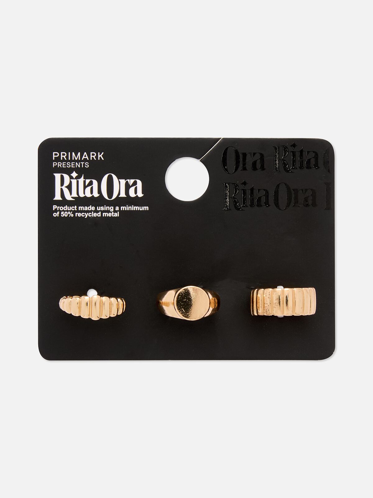 PRIMARK PRESENTS RITA ORA 3PK RING, £4, €5, �6, RON25, PLN22, CZK130
