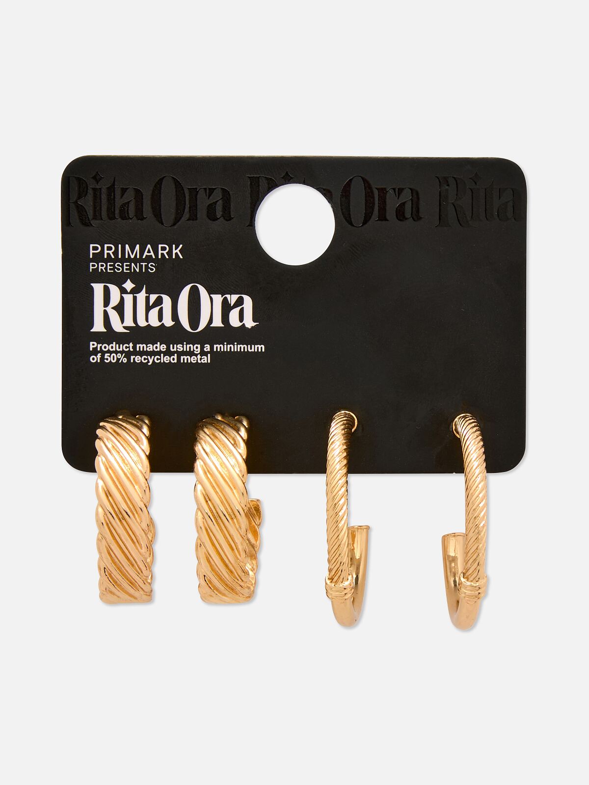 PRIMARK PRESENTS RITA ORA 2PK Hoop, £4, €5, �6, RON25, PLN22, CZK130