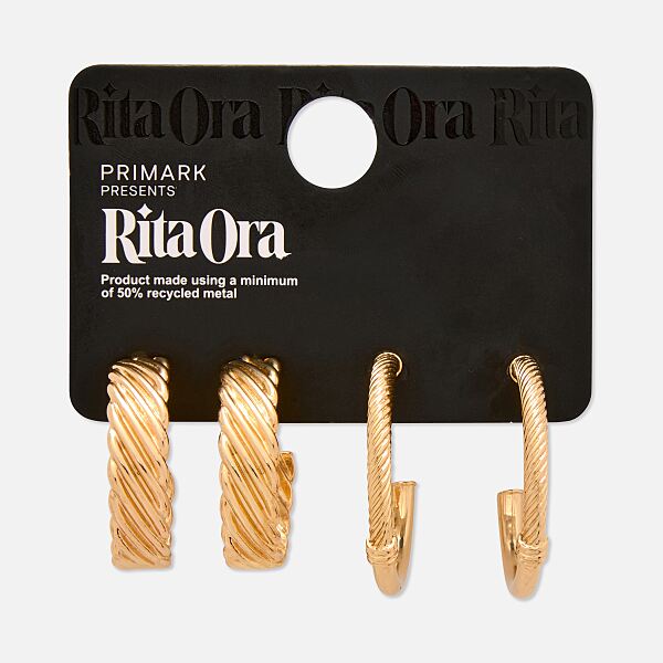 PRIMARK PRESENTS RITA ORA 2PK Hoop, £4, €5, �6, RON25, PLN22, CZK130