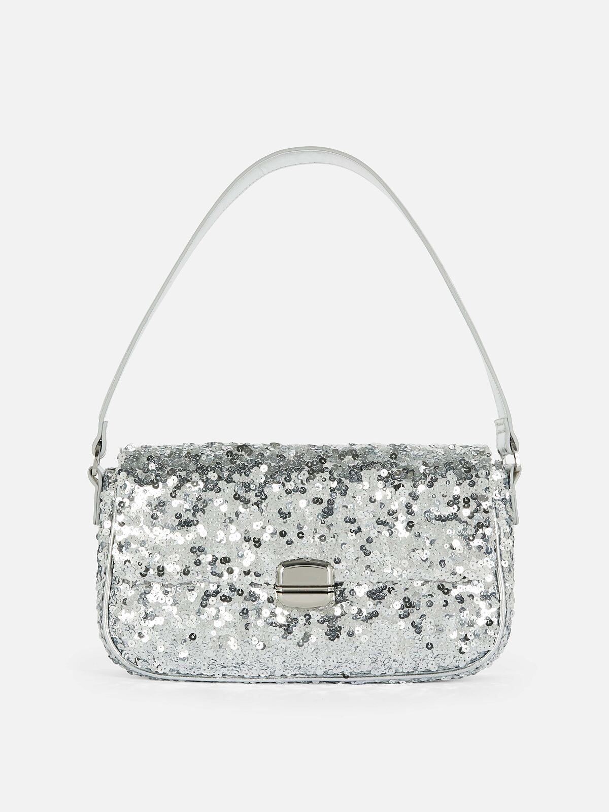 PRIMARK GREY PTY SEQUIN SHOULDER £12 €14 �16 365 CZK 60 PLN 70 RON-min