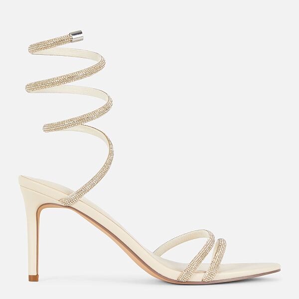 PRIMARK GOLD SPIRAL HOT FIX SANDAL £22 €24 625 CZK 105 PLN 120 RON-min