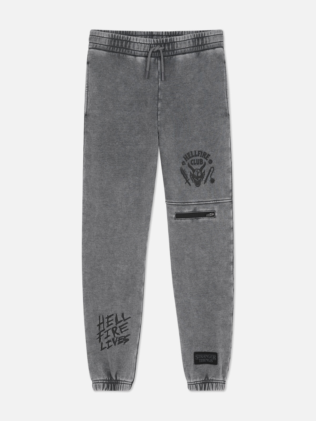 PRIMARK STRANGER THINGS HELLFIRE JOGGER Charcoal �14, £10, €12, 310CZK, 50PLN, 4400HUF, 60RON (2)