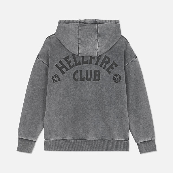 PRIMARK STRANGER THINGS HELLFIRE HOODIE Charcoal �19, £12, €14, 415CZK, 70PLN, 6000HUF, 80RON