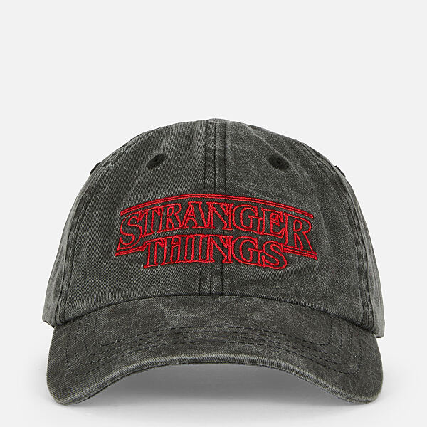 PRIMARK STRANGER THINGS DENIM LOGO CAP Charcoal �8, £6, €7, 180CZK, 30PLN, 2600HUF, 34RON