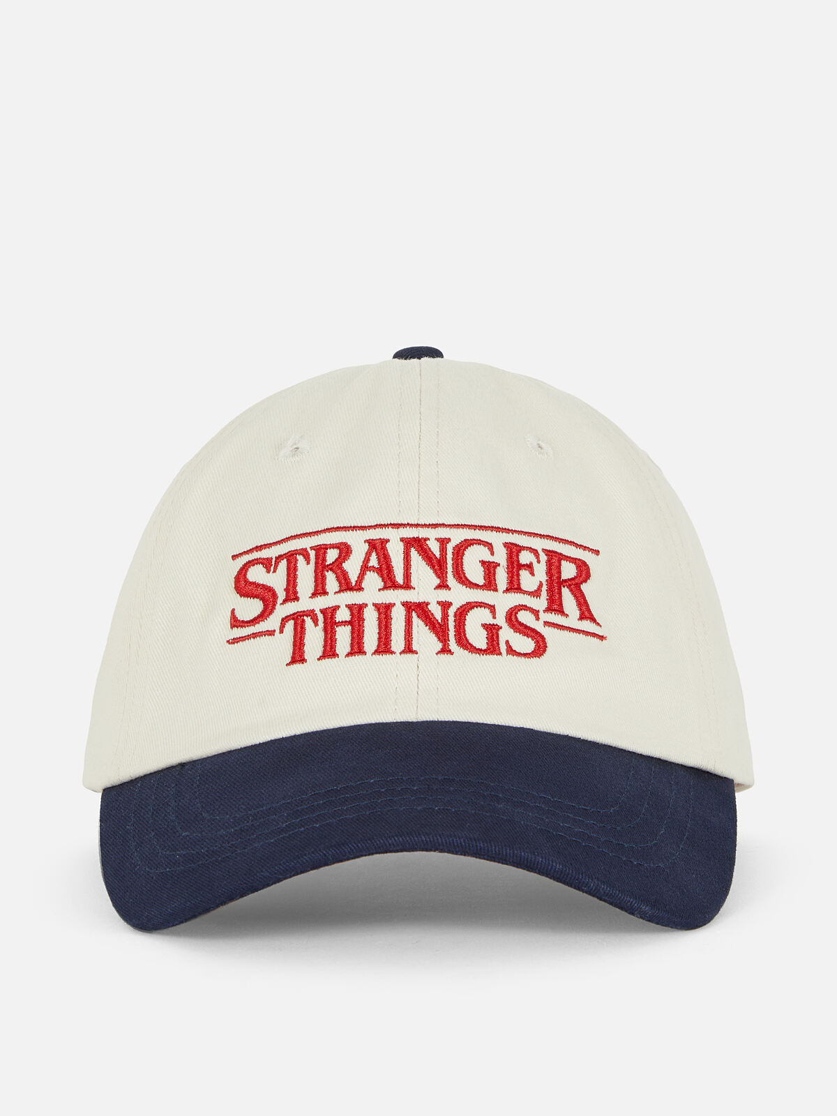 PRIMARK STRANGER THINGS CONTRAST LOGO CAP Navy �8, £6, €7, 180CZK, 30PLN, 2600HUF, 34RON