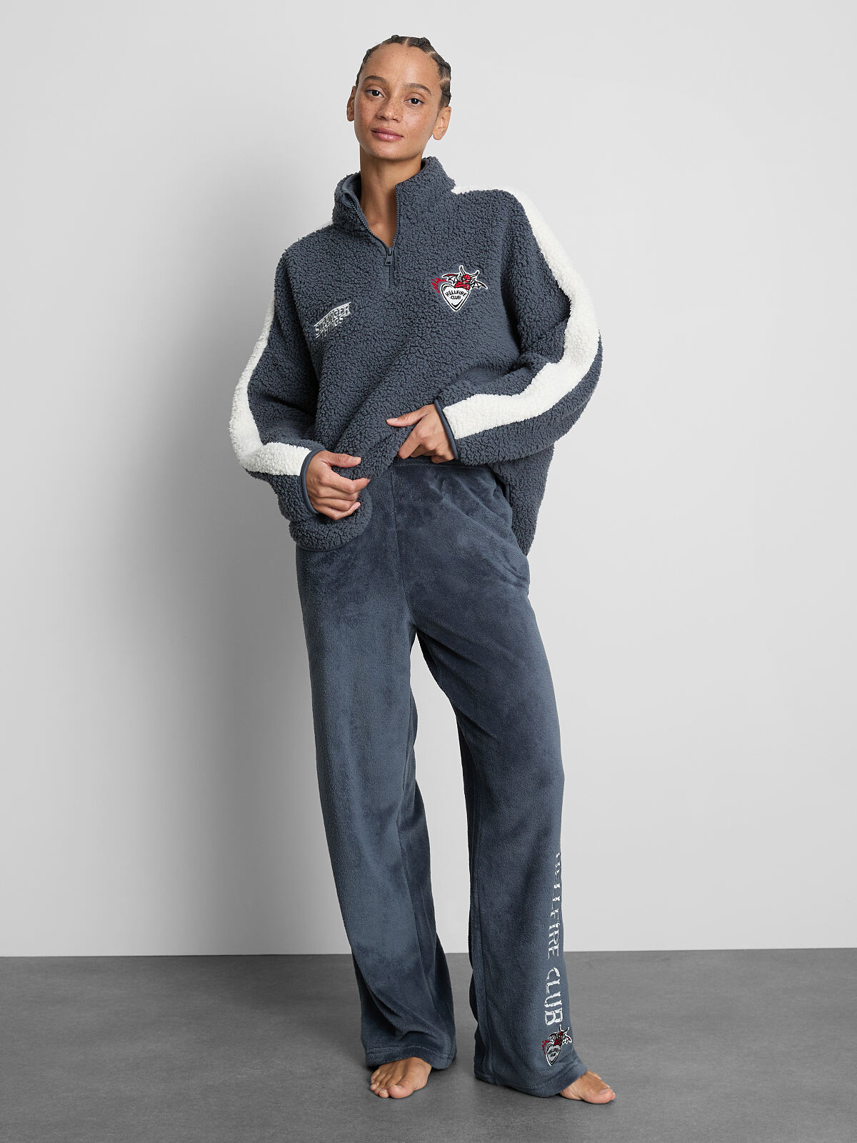 PRIMARK STRANGER THINGS BORG TOP Grey �20, £16, €18, 470CZK, 80PLN, 6500HUF, 90RON (2)