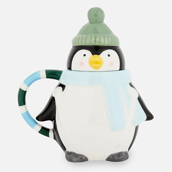 PRIMARK Xdec Penguin Mug W Lid £4.50, €5, PLN22, CZK130, RON25-min