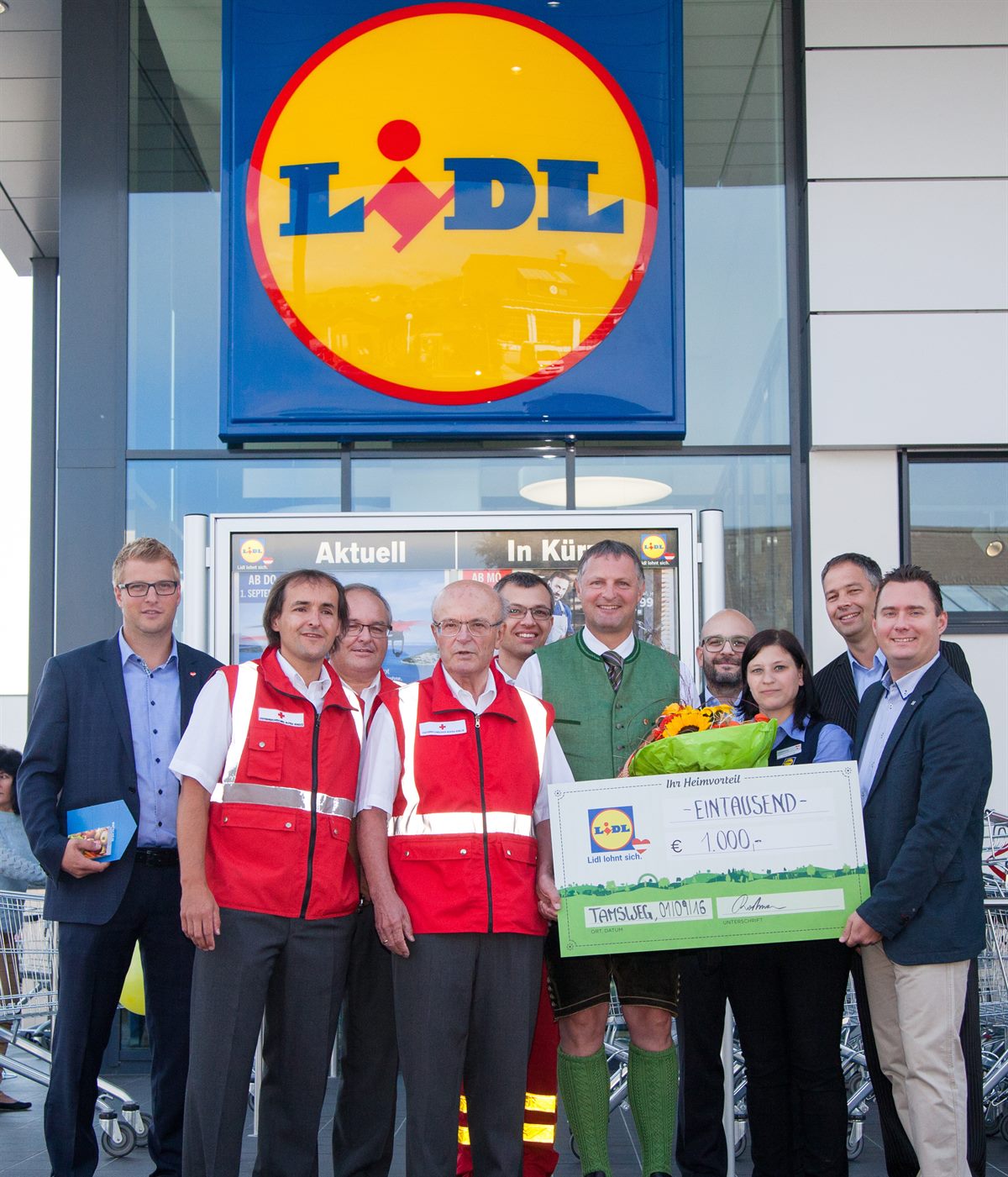 Lidl Eroeffnung Tamsweg