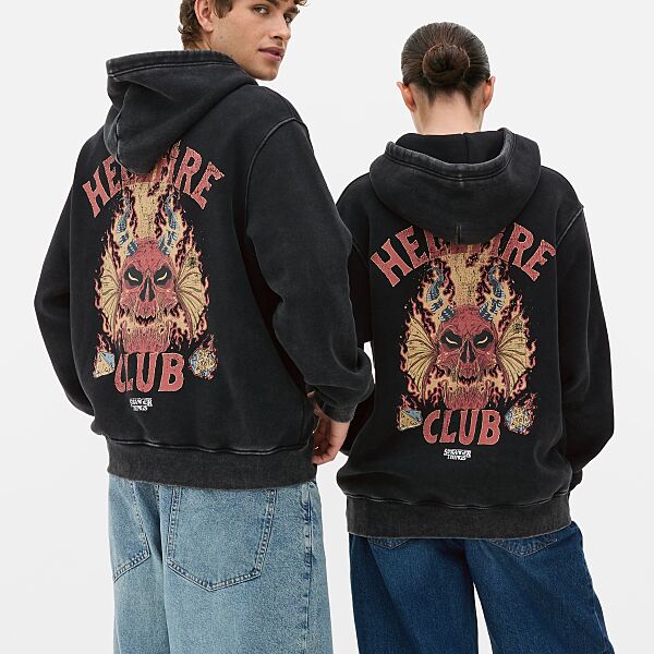 PRIMARK STRANGER THINGS HELLFIRE HOODIE Charcoal �30, £20, €24, 625CZK, 105PLN, 9000HUF, 120RON-min
