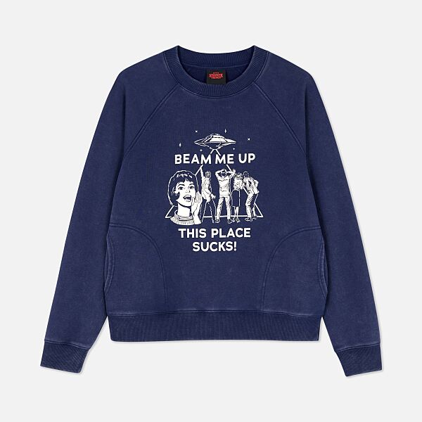 PRIMARK STRANGER THINGS BEAM UP SWEATER Blue �20, £16, €18, 470CZK, 80PLN, 6500HUF, 90RON (2)-min